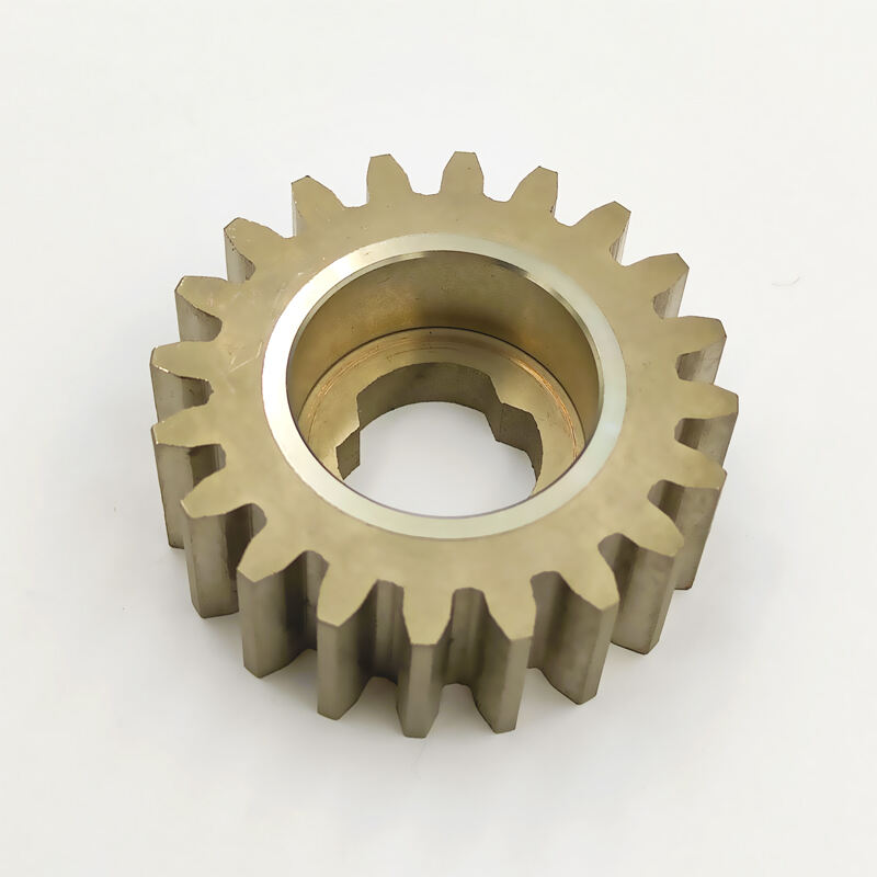 Factory Customization CNC Parts Ni-plated Chrome Plated Gear Copper Brass Bronze OEM Spur Bevel Gear details