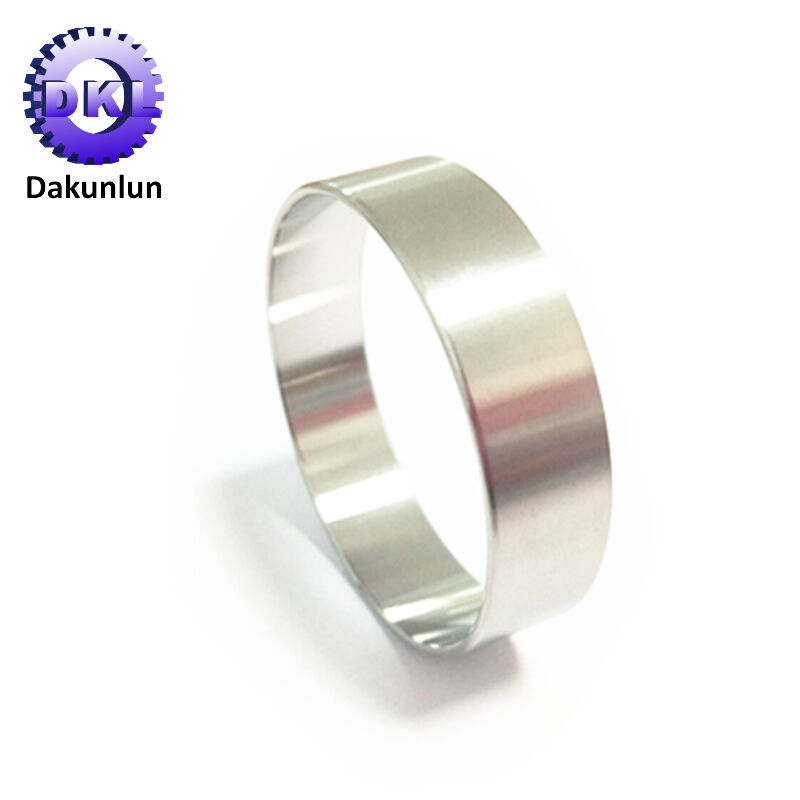 Proveedor de anillos de aluminio anodizado grande de piezas de mecanizado CNC de aluminio personalizado