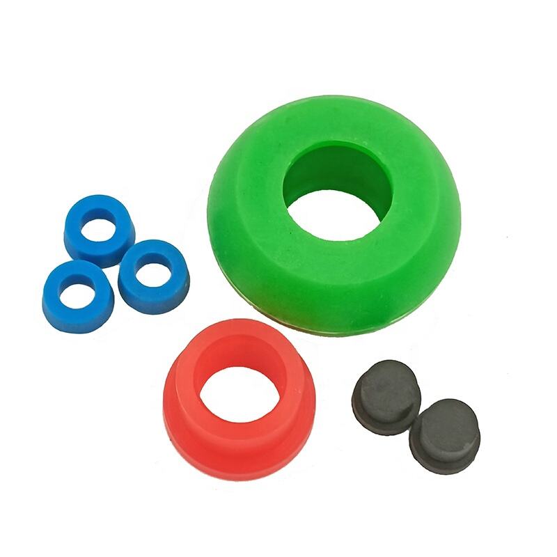Professional Custom Manufacturer Silicone Injection Molding Parts Different Silicone Colorful Parts supplier