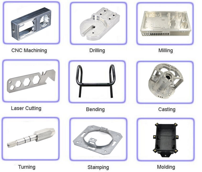 Proveedor de piezas de aluminio anodizado de fresado CNC OEM