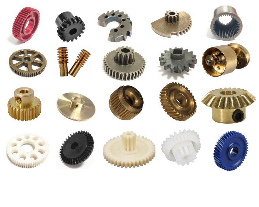 Customized Precision CNC Metal Worm Shaft Brass Worm gears details