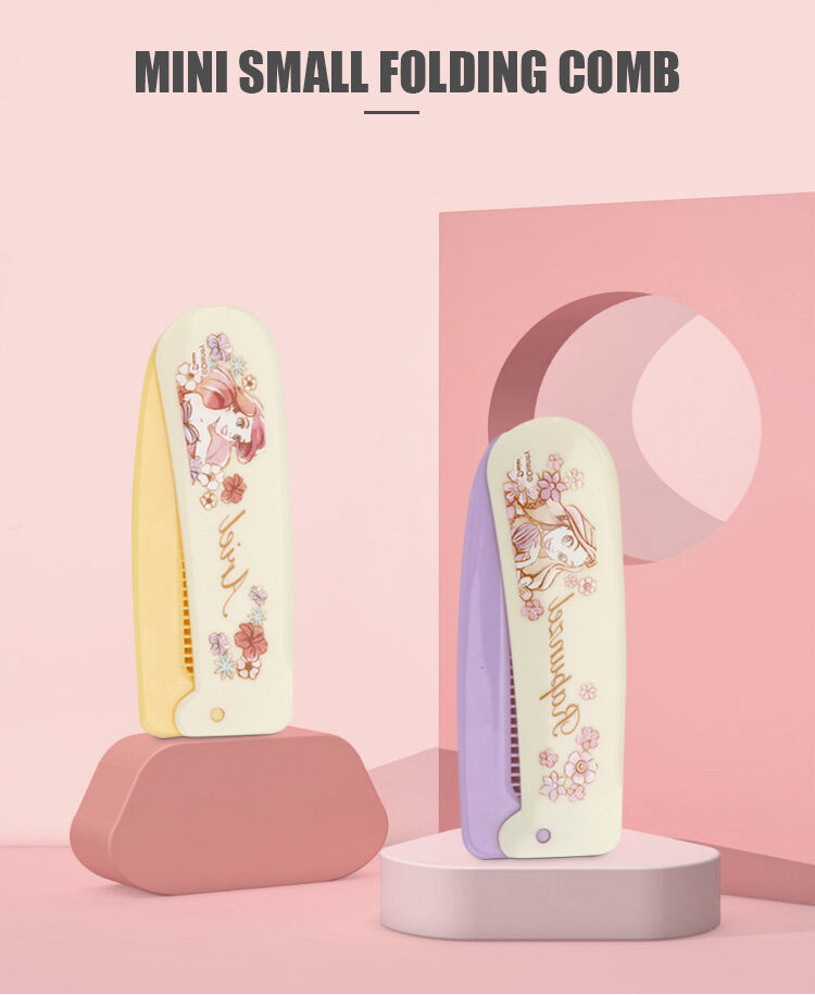 Good Quality Kids Children's Cartoon Design Fine-Toothed Comb Cute Portable Comb Baby Play House Toy Hair Styling Comb supplier