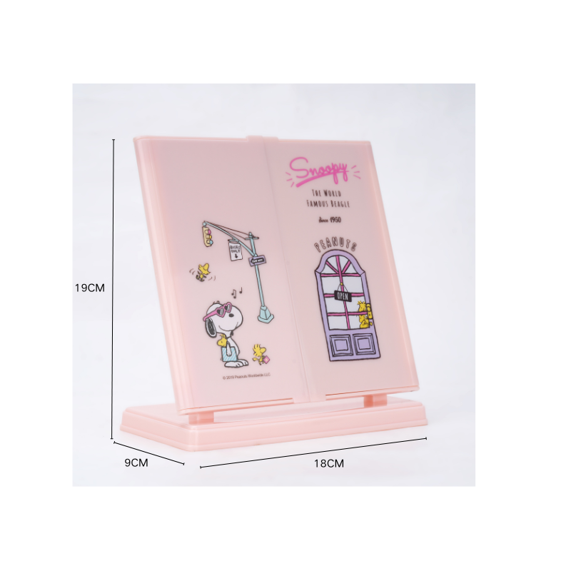 Three-sides Folding Make up Desktop Mirror Custom Touch-up Vanity Stand Mirror Compact Magnification Household Mirror Girl Gift factory