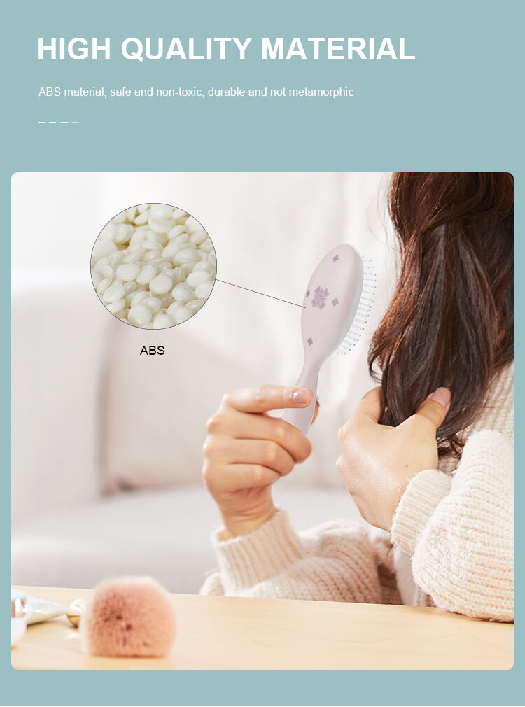 Household  Customized Plastic Massage Comb Soft Round Hairdressing Comb Makeup Bath Air Cushion Comb supplier