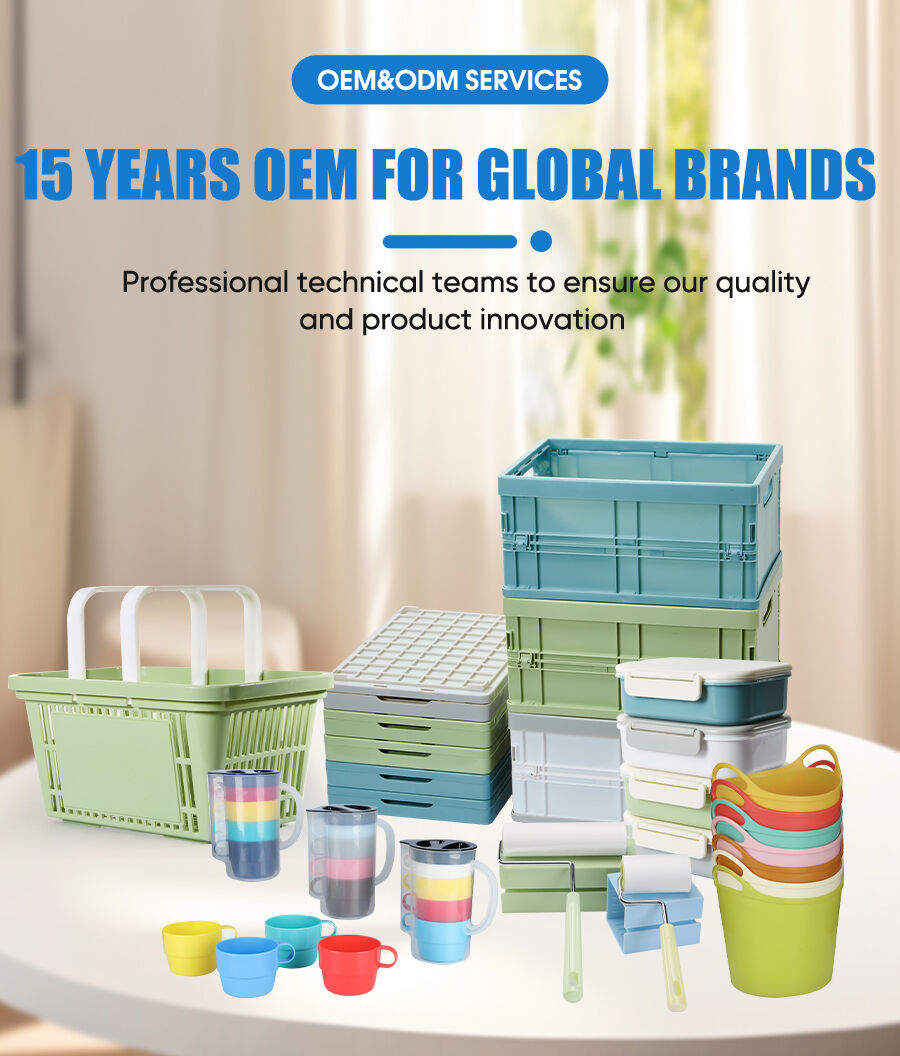 Simple Plastic Pen Holder Multifunctional Desktop Office Student Stationery Storage Custom Plastic Makeup Brush Storage Basket factory