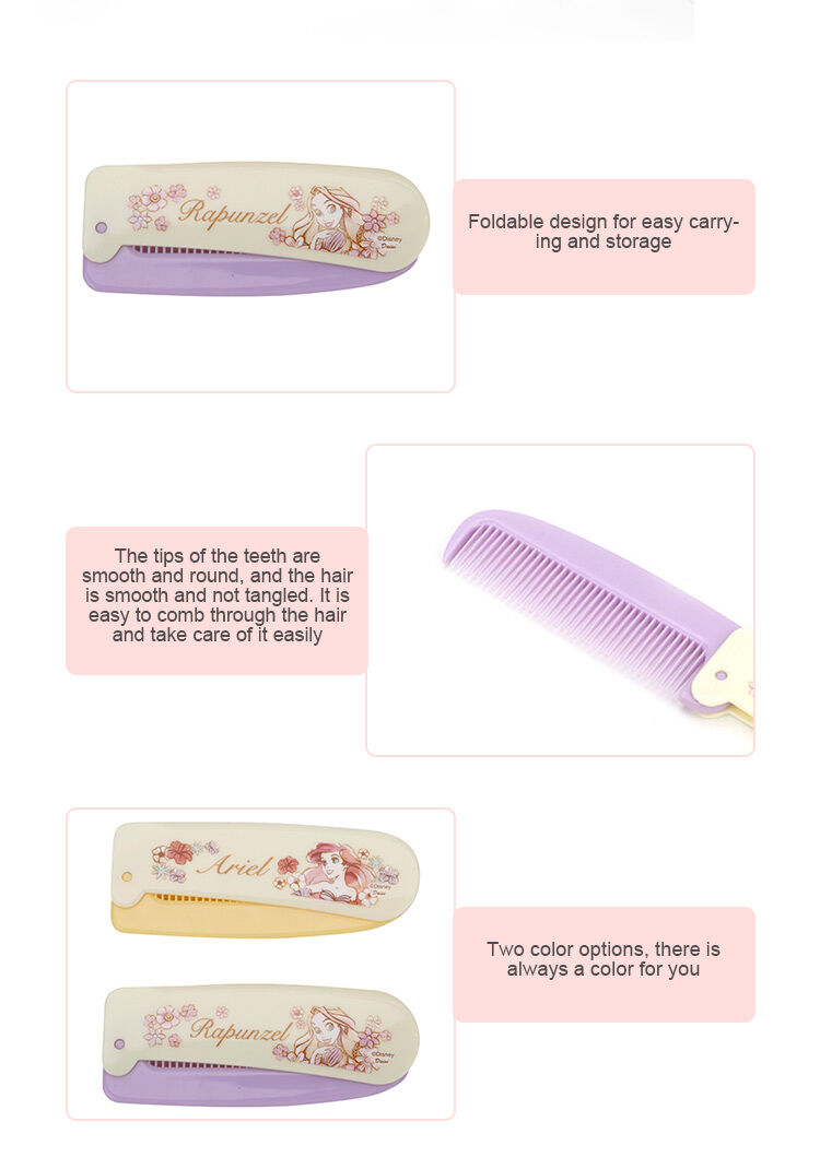 Good Quality Kids Children's Cartoon Design Fine-Toothed Comb Cute Portable Comb Baby Play House Toy Hair Styling Comb factory