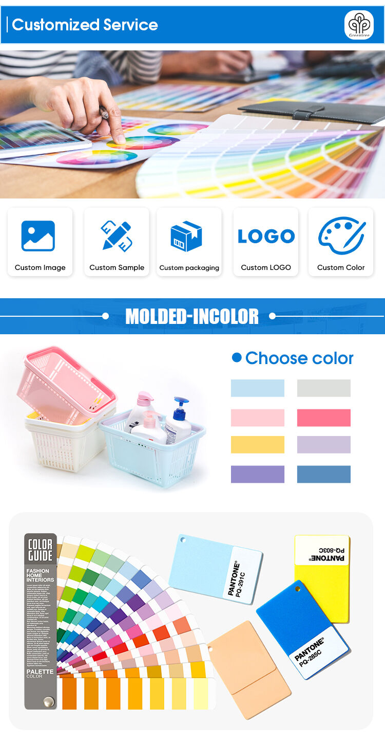 Simple Plastic Pen Holder Multifunctional Desktop Office Student Stationery Storage Custom Plastic Makeup Brush Storage Basket supplier