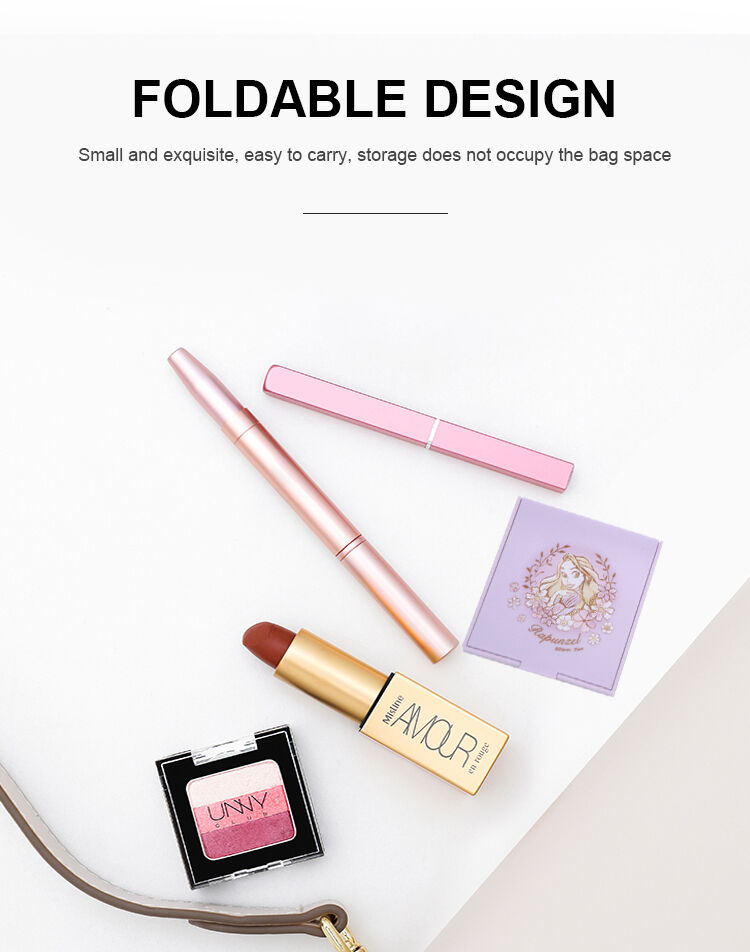 Wholesale Foldable Mirror Gift Custom Pattern Customization Pocket Mirror Travel Portable Travel Purse Makeup Compact Mirror factory