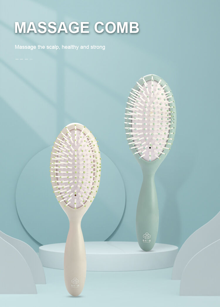 Household  Customized Plastic Massage Comb Soft Round Hairdressing Comb Makeup Bath Air Cushion Comb factory