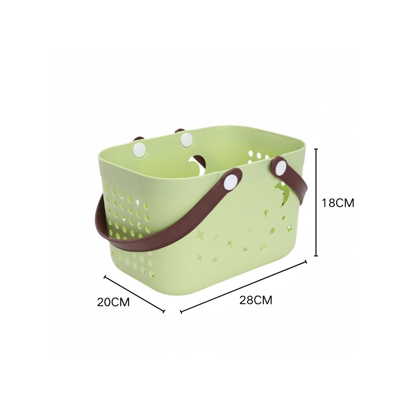 Plastic Basket European American Style Outdoor Beach Bag Bath Storage Basket Handheld Vacation Basket Beach Bathroom Storage Bin supplier