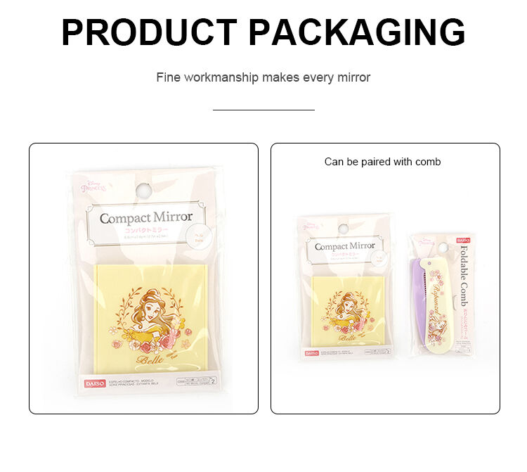 Wholesale Foldable Mirror Gift Custom Pattern Customization Pocket Mirror Travel Portable Travel Purse Makeup Compact Mirror factory