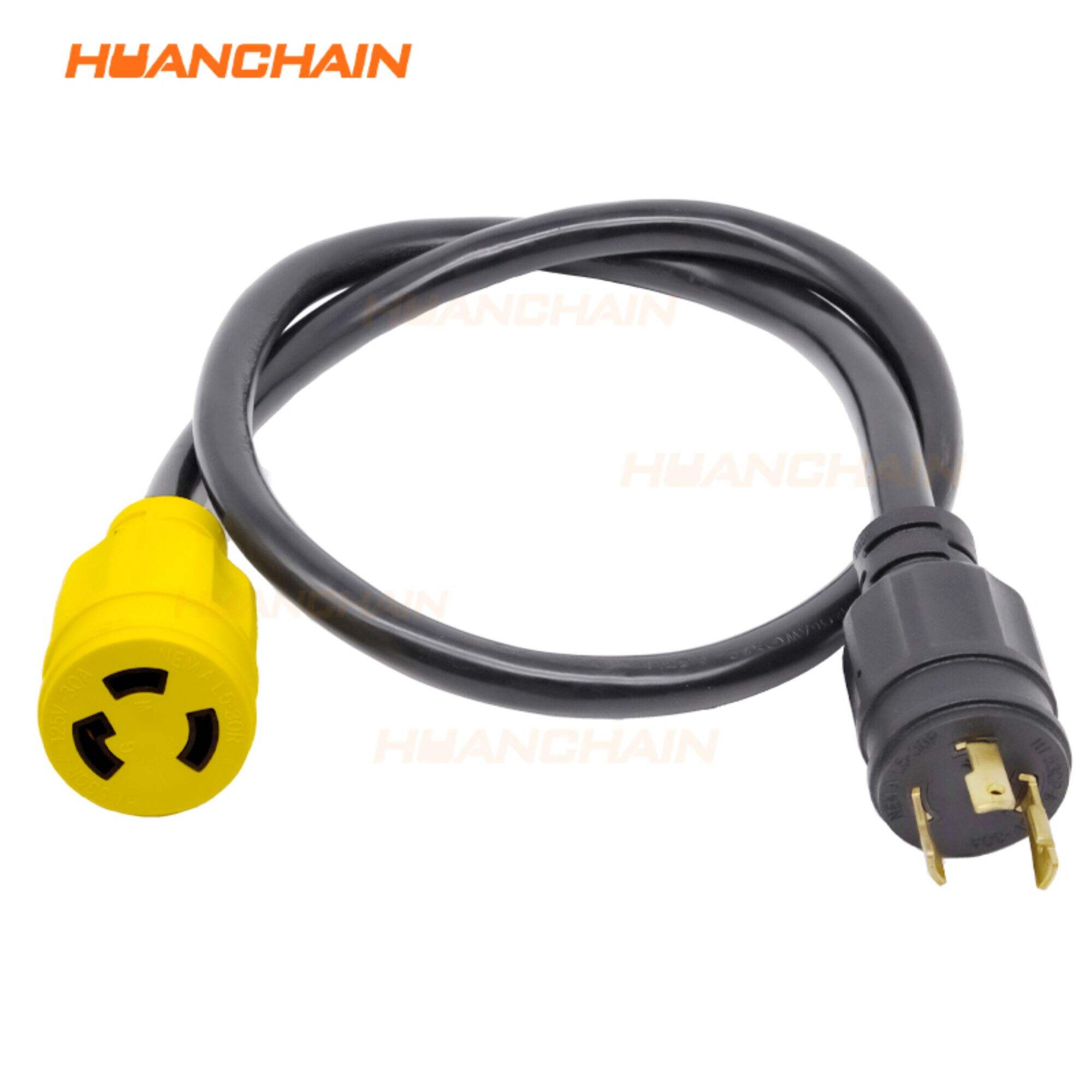 NEMA L5-30P/L5-30R Generator Extension Cord