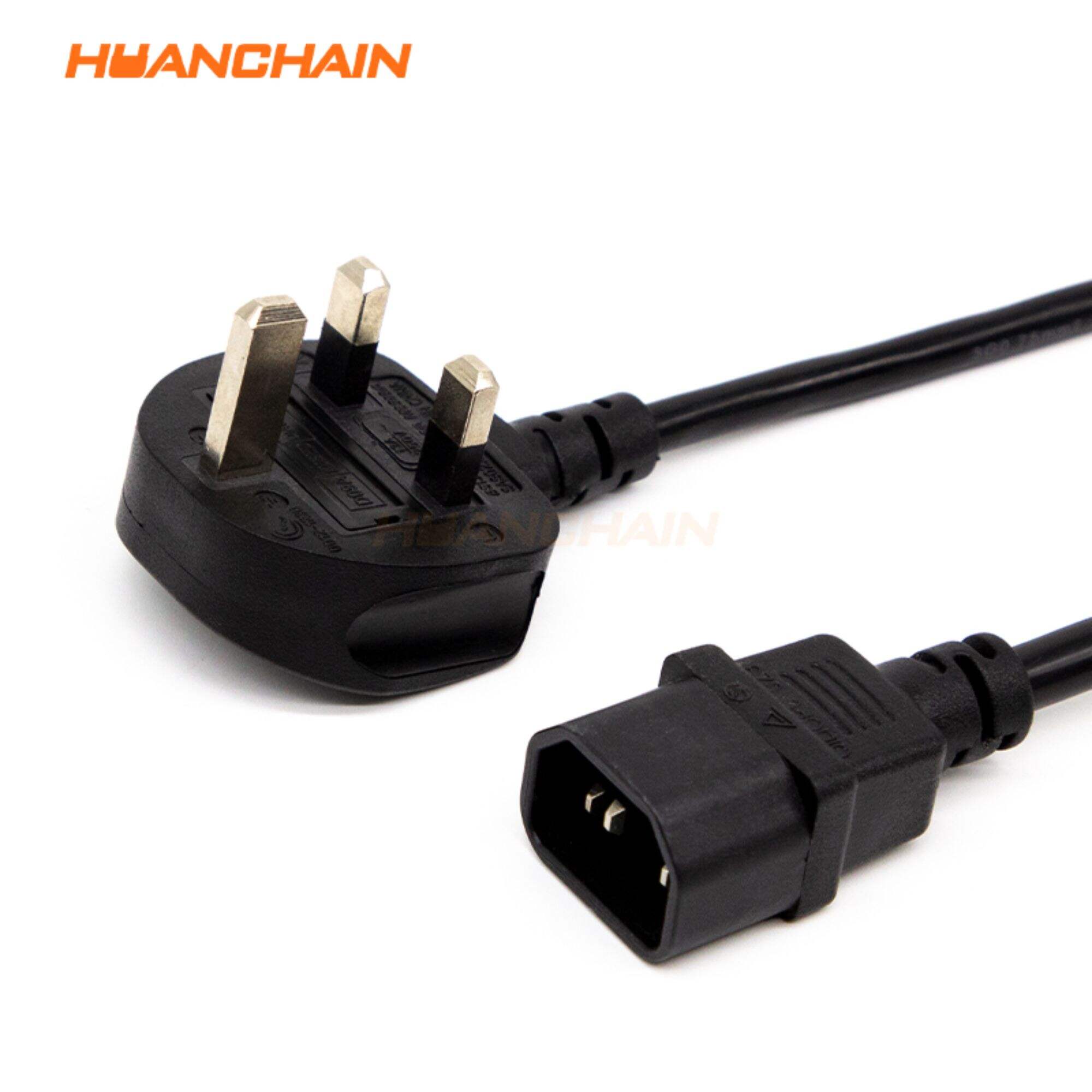 Uk To C14 Power Cord Laptop Cable