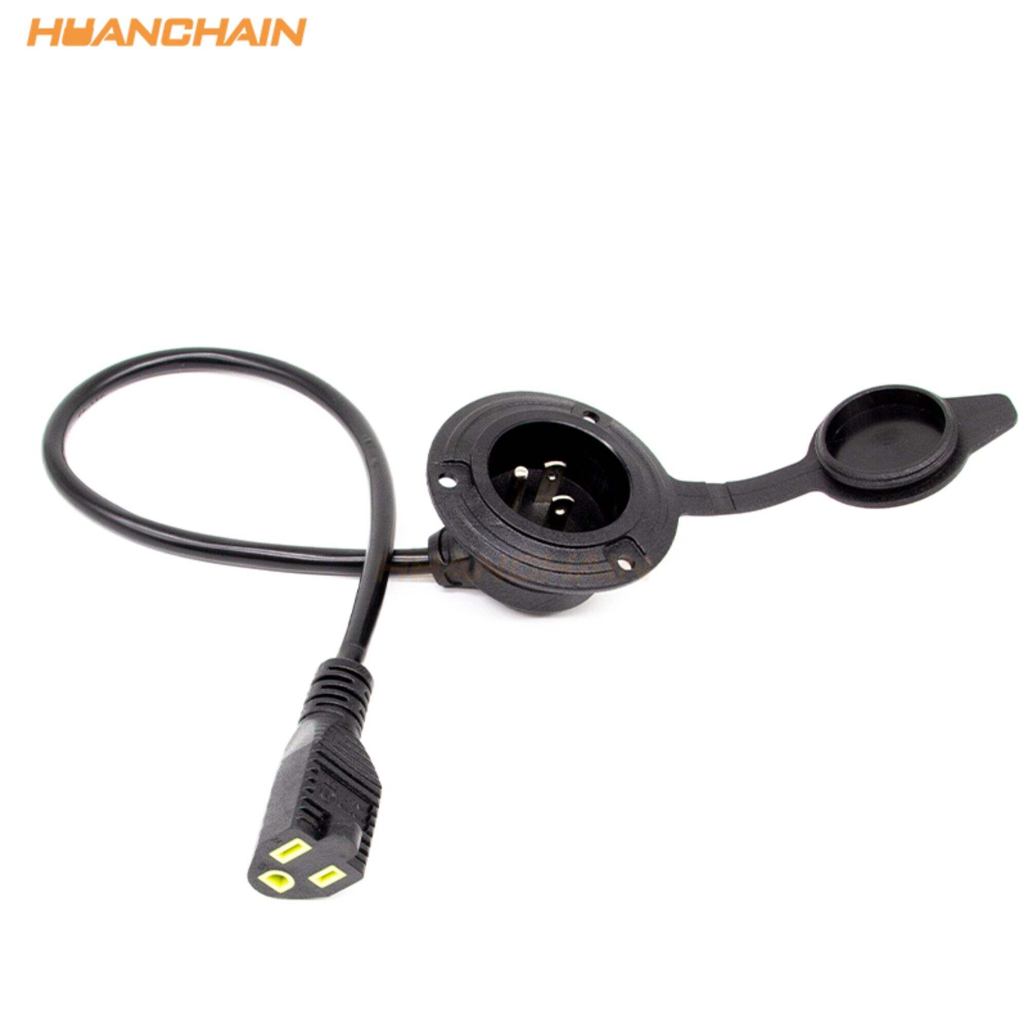 5-15r receptacle plug kit with waterproof rubber cover