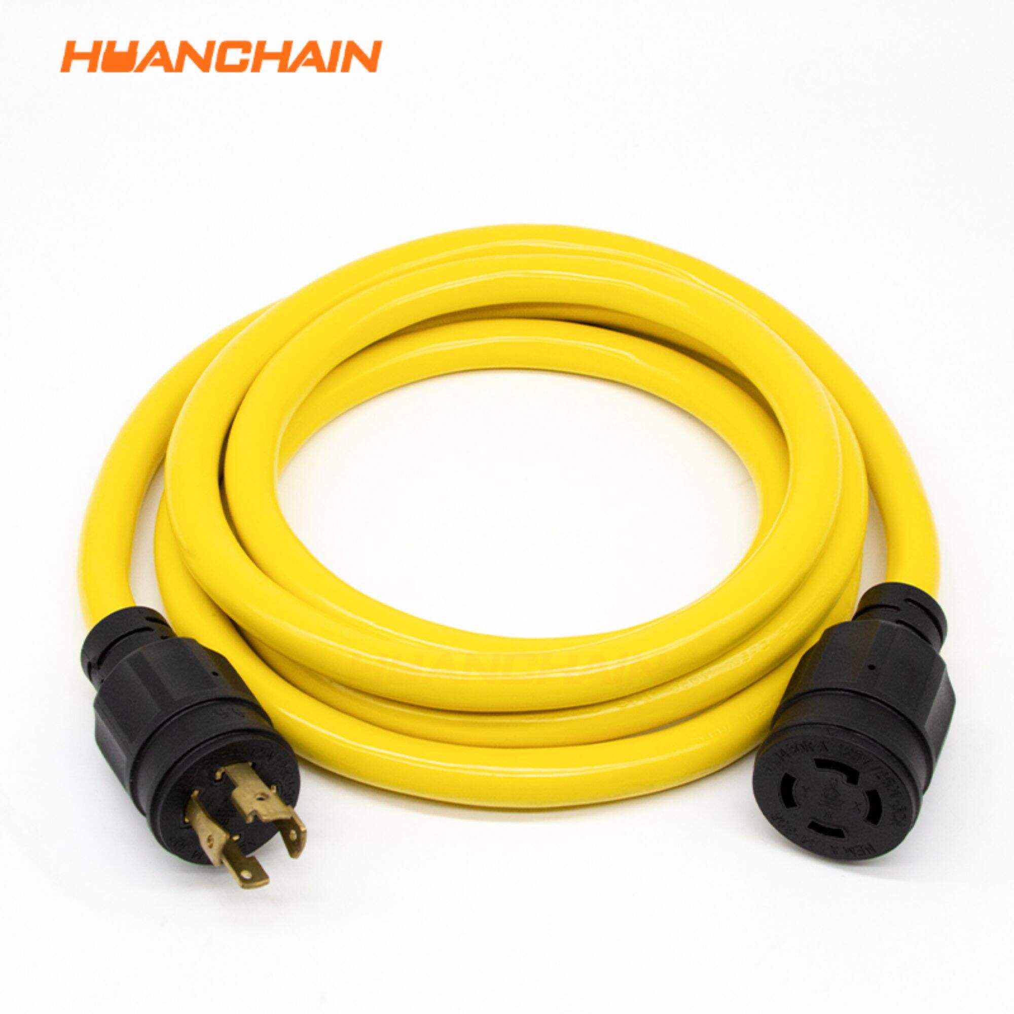 NEMA L14-30P to L14-30R Generator Twist Lock Cable