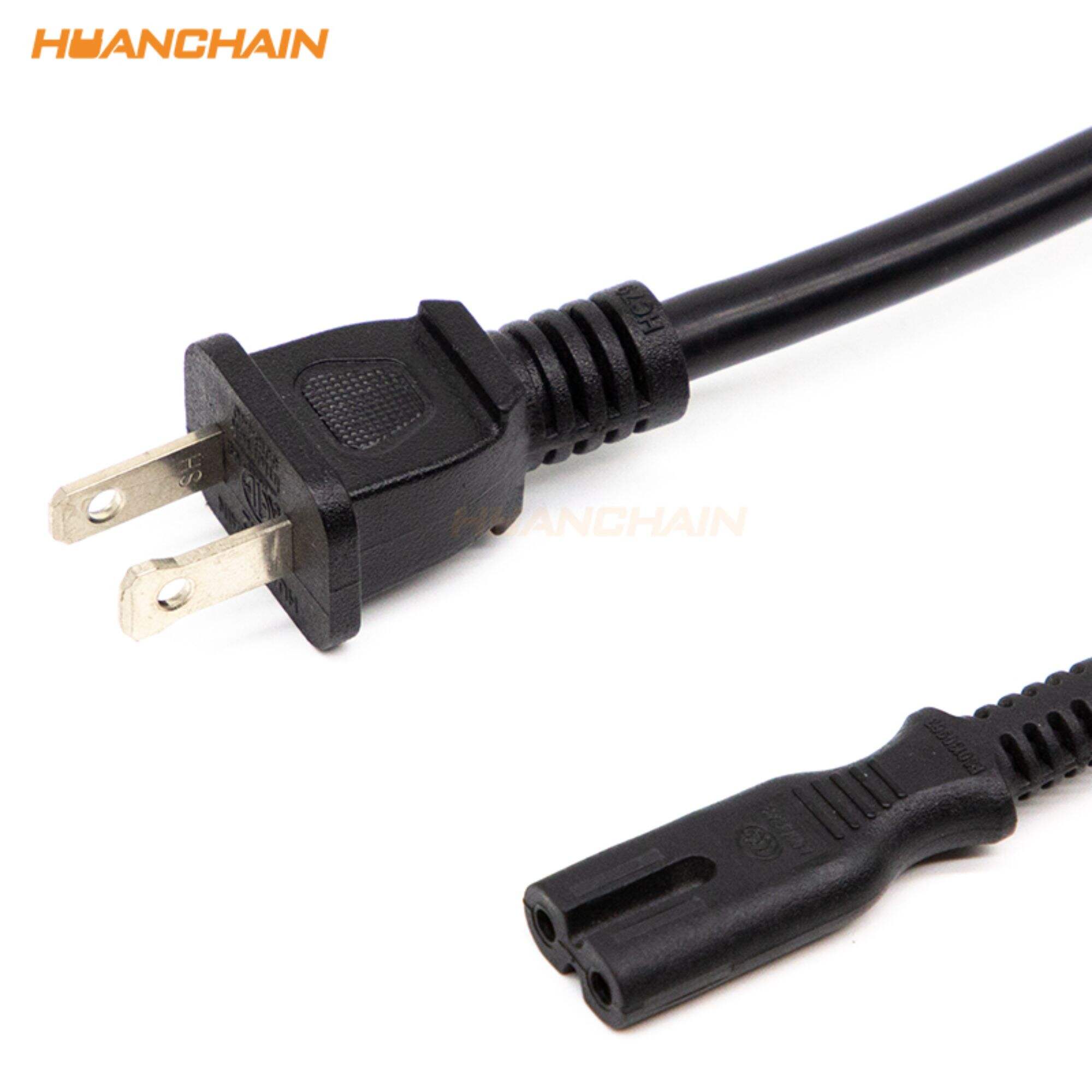 NEMA 1-15P to IEC-320-C7 Power Cable