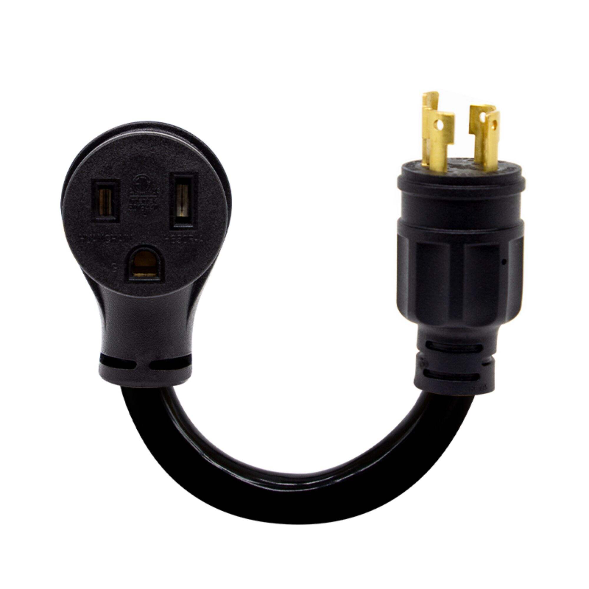NEMA L14-30P to 6-50R Generator Power Cord Welder Adapter