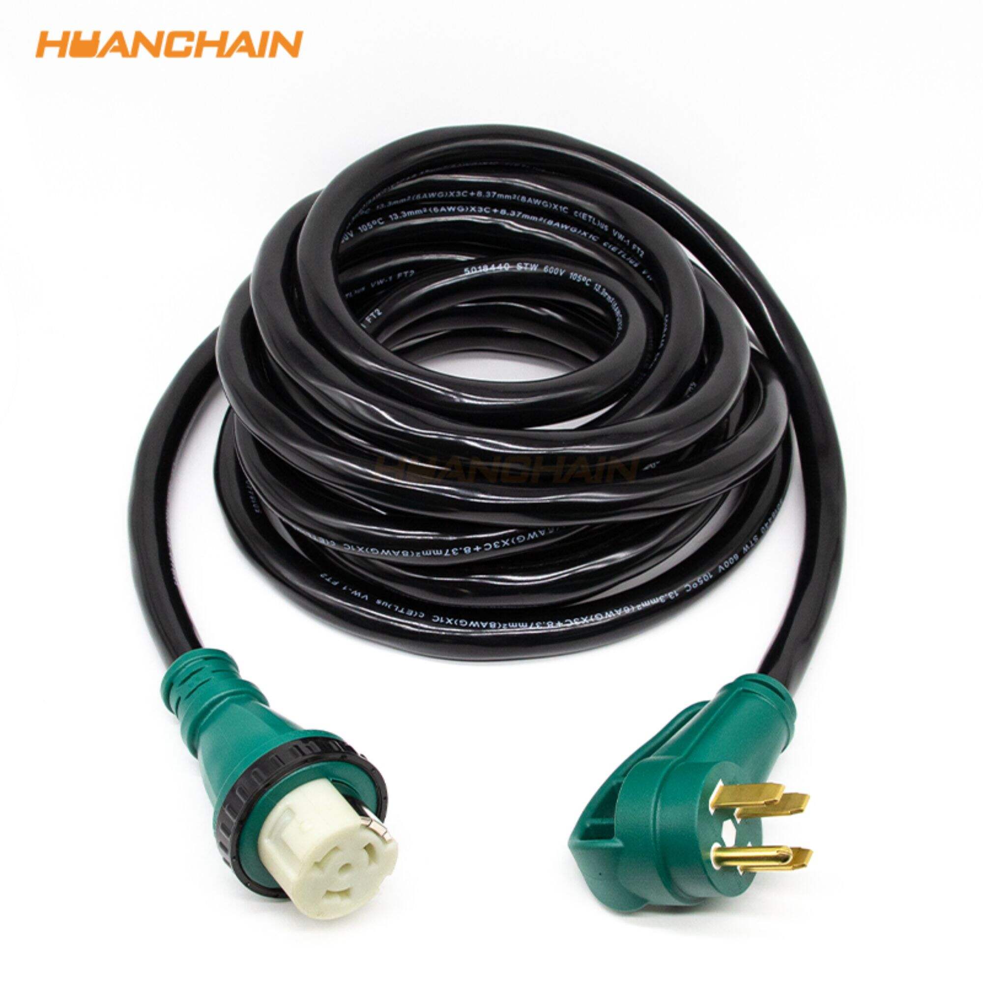 14-50P/SS2-50R Twist Lock RV Generator Cord