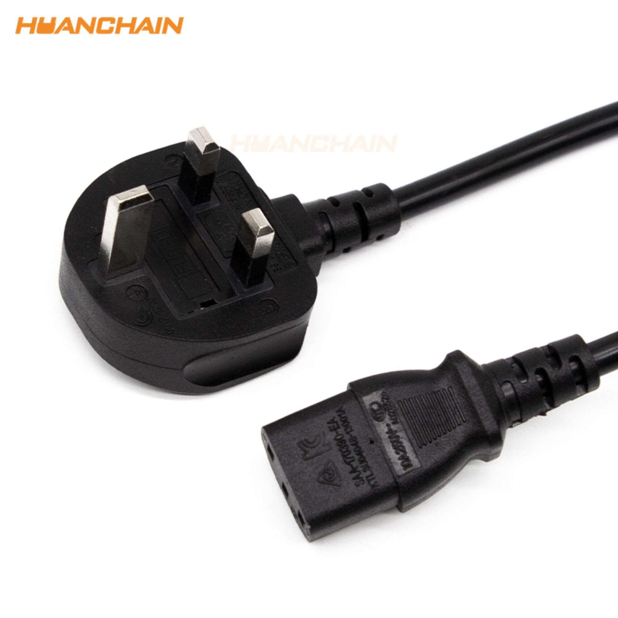 UK To C13 3 Prong Power Cord