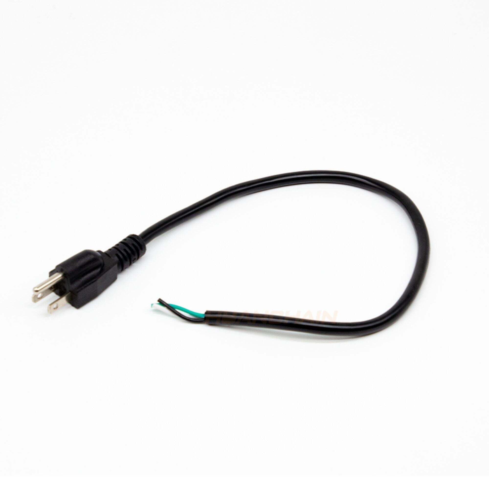 Nema 5-15p With End Remove The Jacket And Stripped Power Cord