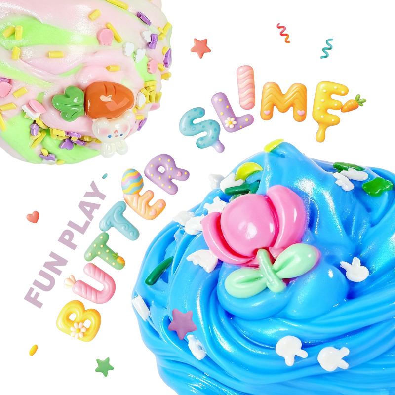 Butter Slime Kit Easter Basket Stuffers - 12 Prefilled Easter Eggs with Butter Slime & Cute Slimes Add-ins supplier