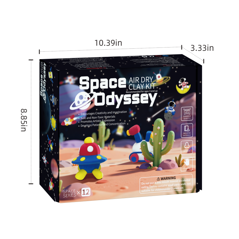 Space Travel Air Dry Safety Clay for Kids - Non-Toxic DIY Modeling Clay for Children Art Crafts factory