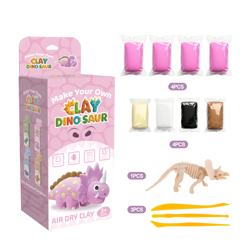 Air Dry Clay Dinosaur Craft Kit for Kids, Build and Design Your Own Dinosaurs with Modeling Clay supplier