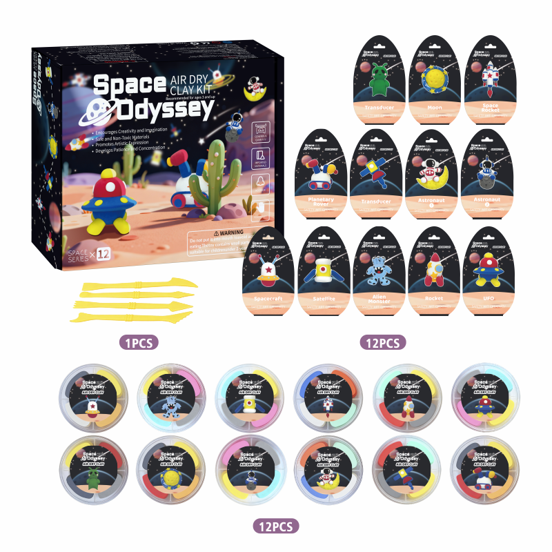 Space Travel Air Dry Safety Clay for Kids - Non-Toxic DIY Modeling Clay for Children Art Crafts factory