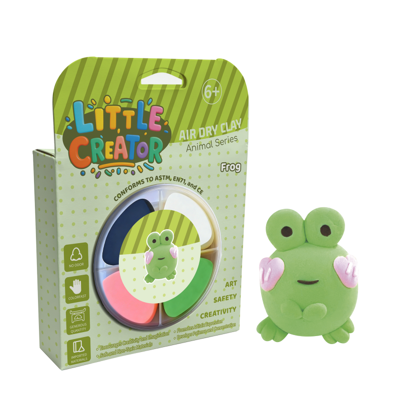 Factory Direct 4-Color Air Dry Clay - Soft Non-Sticky Animal Theme DIY Clay for Kids  Party Crafts & Holiday Gifts manufacture