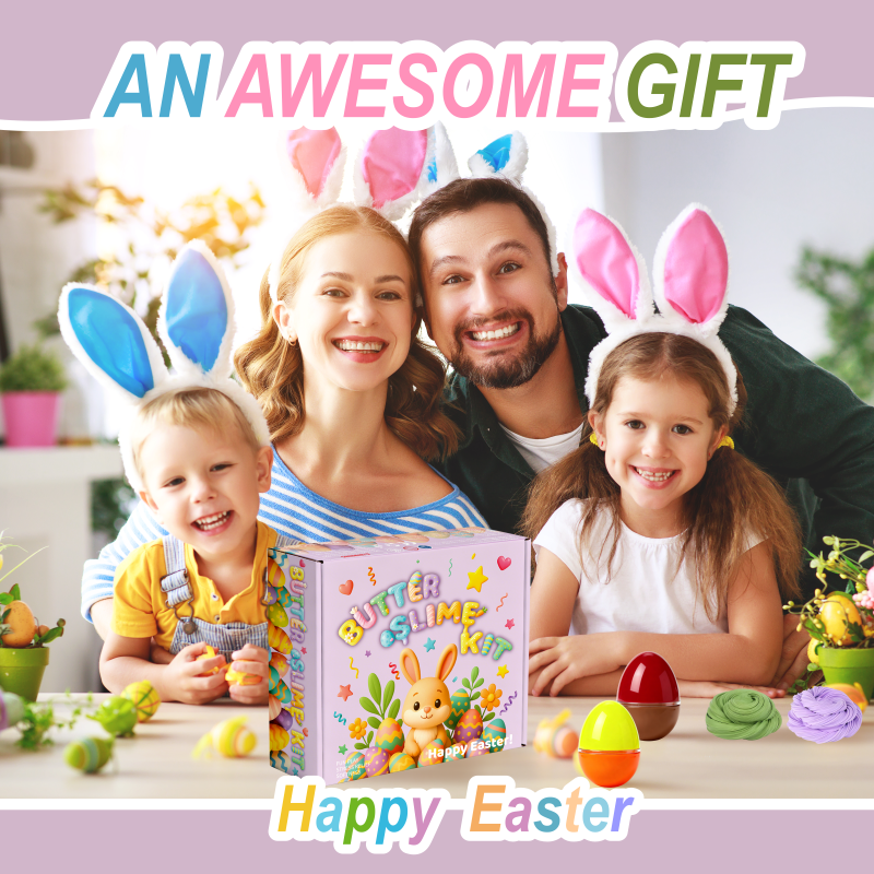 Butter Slime Kit Easter Basket Stuffers - 12 Prefilled Easter Eggs with Butter Slime & Cute Slimes Add-ins supplier