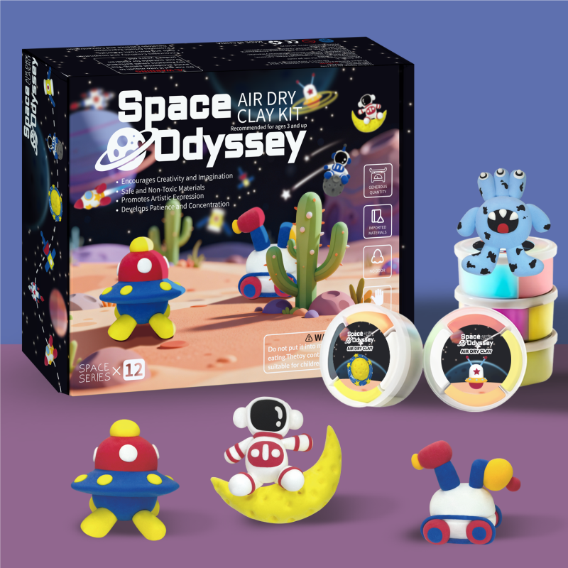 Space Travel Air Dry Safety Clay for Kids - Non-Toxic DIY Modeling Clay for Children Art Crafts factory