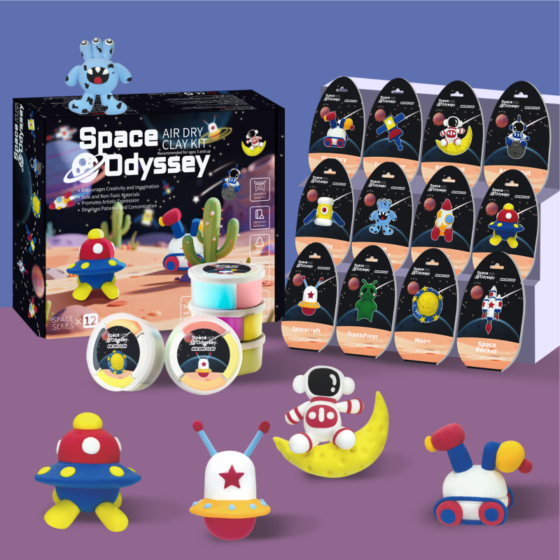 Space Travel Air Dry Safety Clay for Kids - Non-Toxic DIY Modeling Clay for Children Art Crafts manufacture