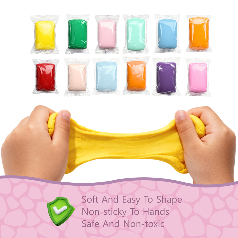 Air Dry Clay Dinosaur Craft Kit for Kids, Build and Design Your Own Dinosaurs with Modeling Clay supplier