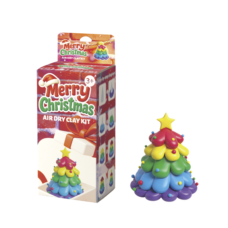 Colourful Non-Sticky Air Dry Clay Kit for Kids Best Christmas Arts Gifts for Boys Girls Beginners & Creative Art Activities details