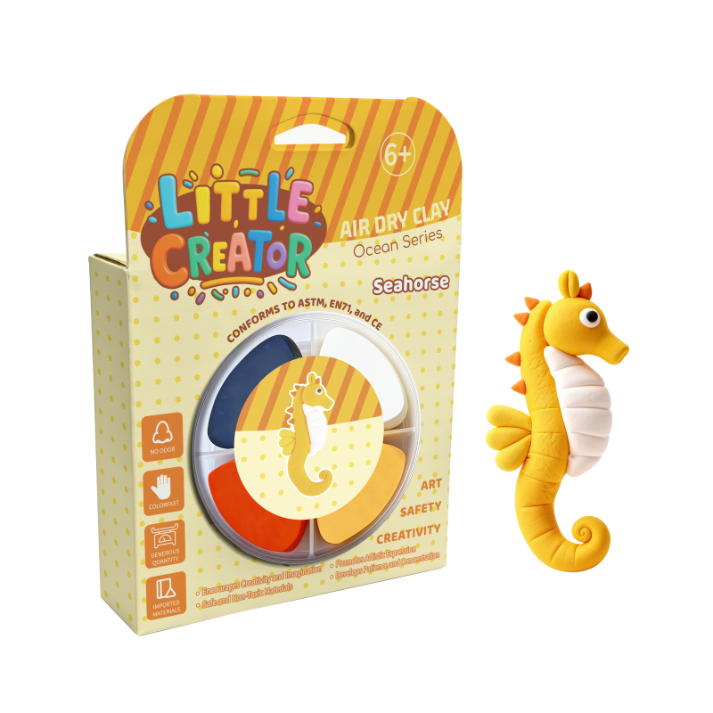 Little Creator Ocean Series Air Dry Clay Kit - Manta Ray for Kids Ages 6+ | Non-Toxic Non-Sticky DIY Sea Animal Craft Gift supplier