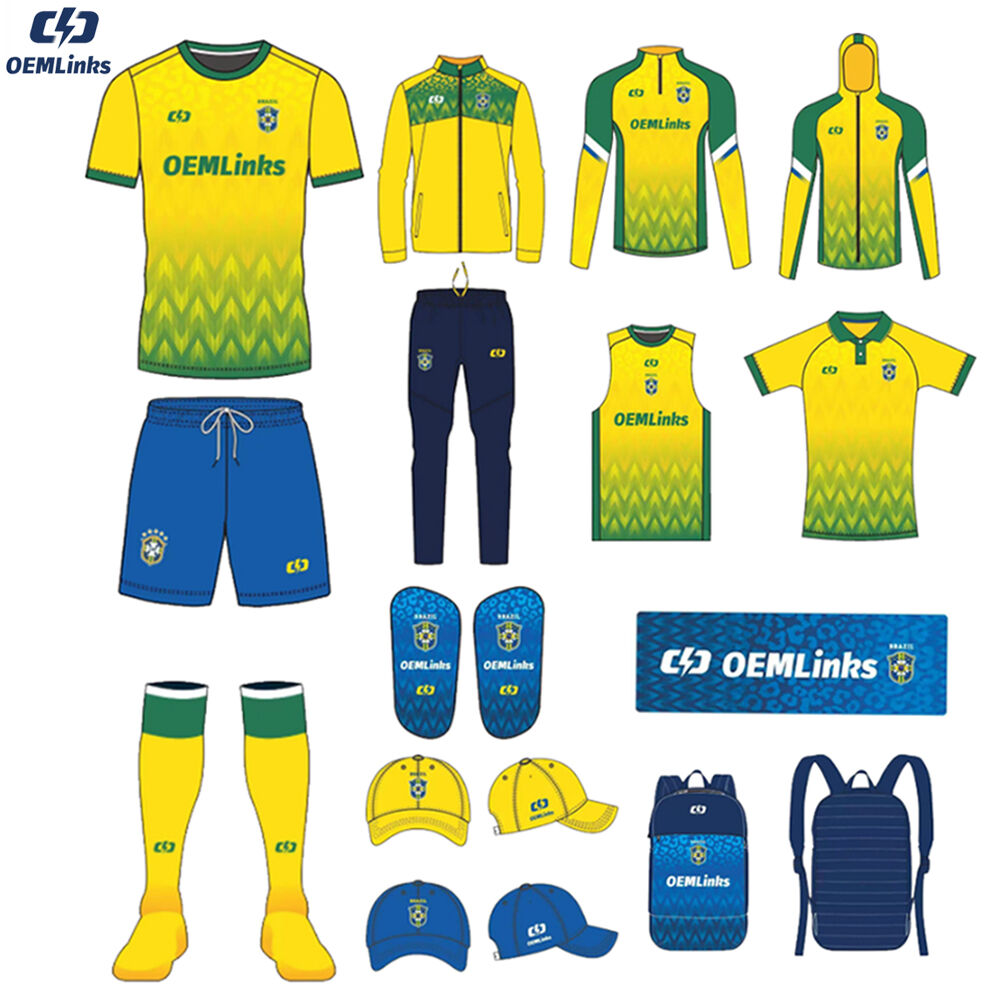 Custom Soccer Wear Football Shirts Thailand Uniform Kit Set Soccer Tracksuit Sublimated Soccer Jerseys Football Wear supplier