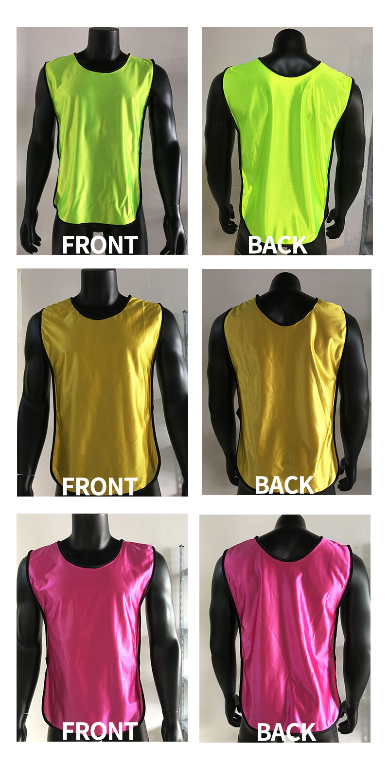 Cheap 100% Polyester Best Selling Football Vest Mesh Training Soccer Vest Soccer Bibs manufacture