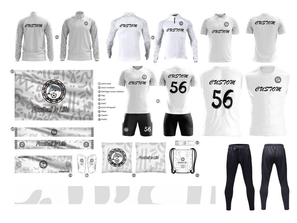 Sublimation Soccer Wear Soccer Jersey Sets for Men's Practice Custom Football Sportswear Soccer Team Uniform details