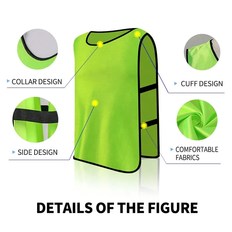 Custom Breathable Soccer Training Vest Football Pennies Polyester Football Vest Mesh Training Soccer Vest Soccer Bibs factory