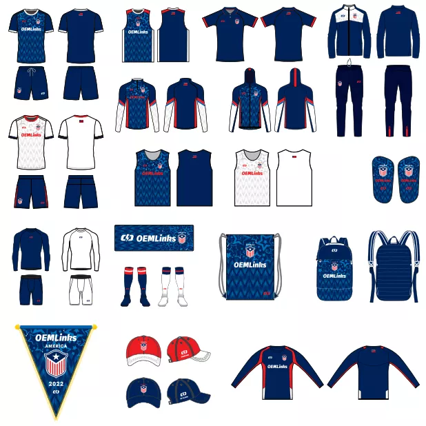 Sublimation Soccer Wear Soccer Jersey Sets for Men's Practice Custom Football Sportswear Soccer Team Uniform details