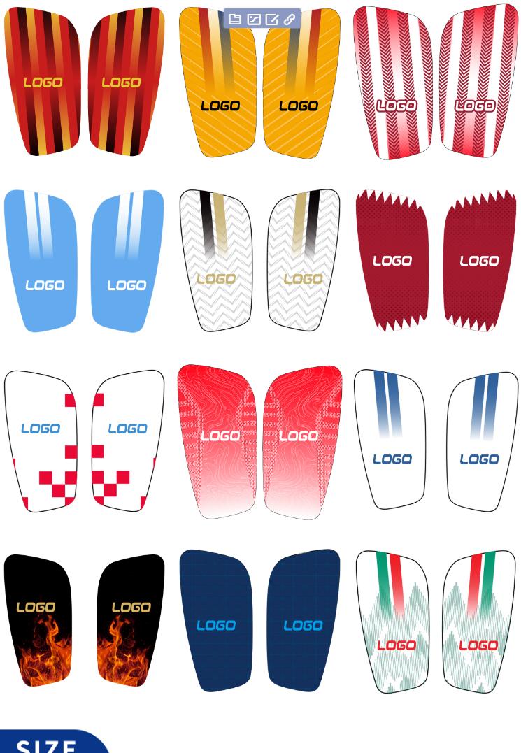 Custom Top Quality Soccer Shin Pads Soccer Football Shin Guard Pads Leg Protector ShinGuard Football Soccer Shin Guards supplier