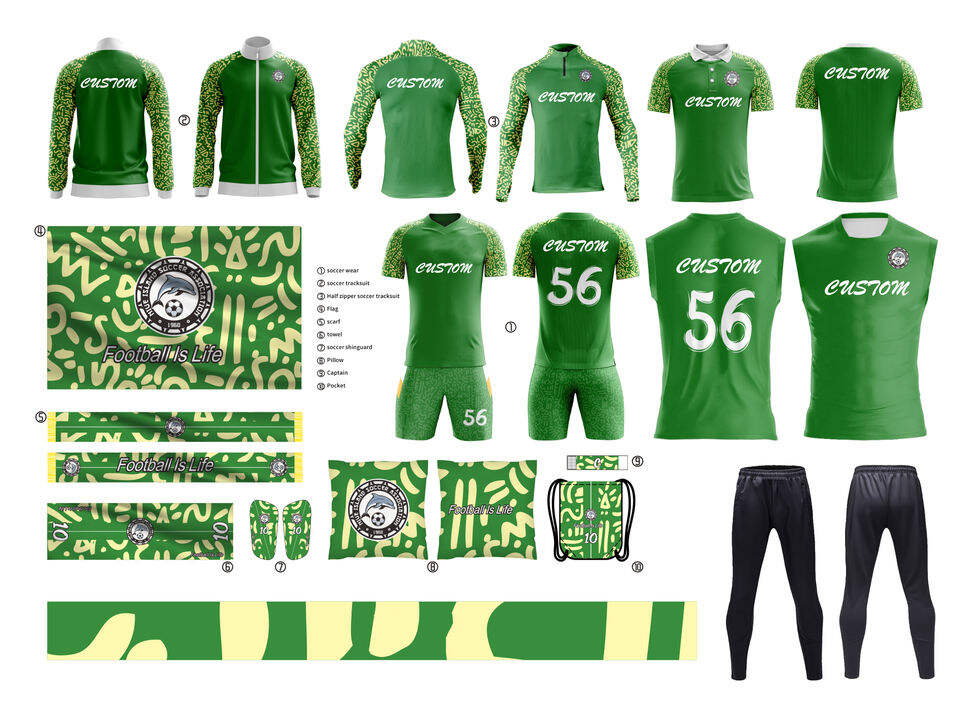 Sublimation Soccer Wear Soccer Jersey Sets for Men's Practice Custom Football Sportswear Soccer Team Uniform factory