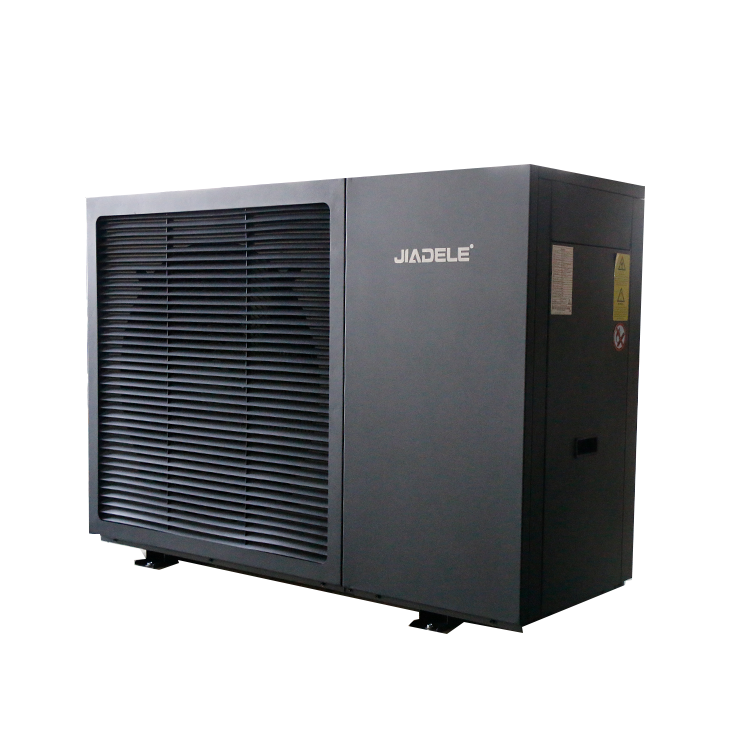 JIADELE EVI DC Inverter Air to Water Heat Pump Stainless Steel Storage Electric Water Heaters Freestanding Rv Ac Heat Pump R290 factory