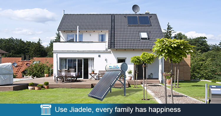 JIADELE solar energy system chauffe eau solaire Electric tankless solar heater water Flat Panel Plate Solar Water Heater 300l details