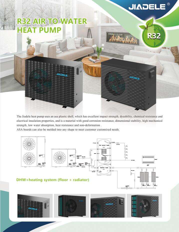 Air to Water Heat Pump system Air source manufacture