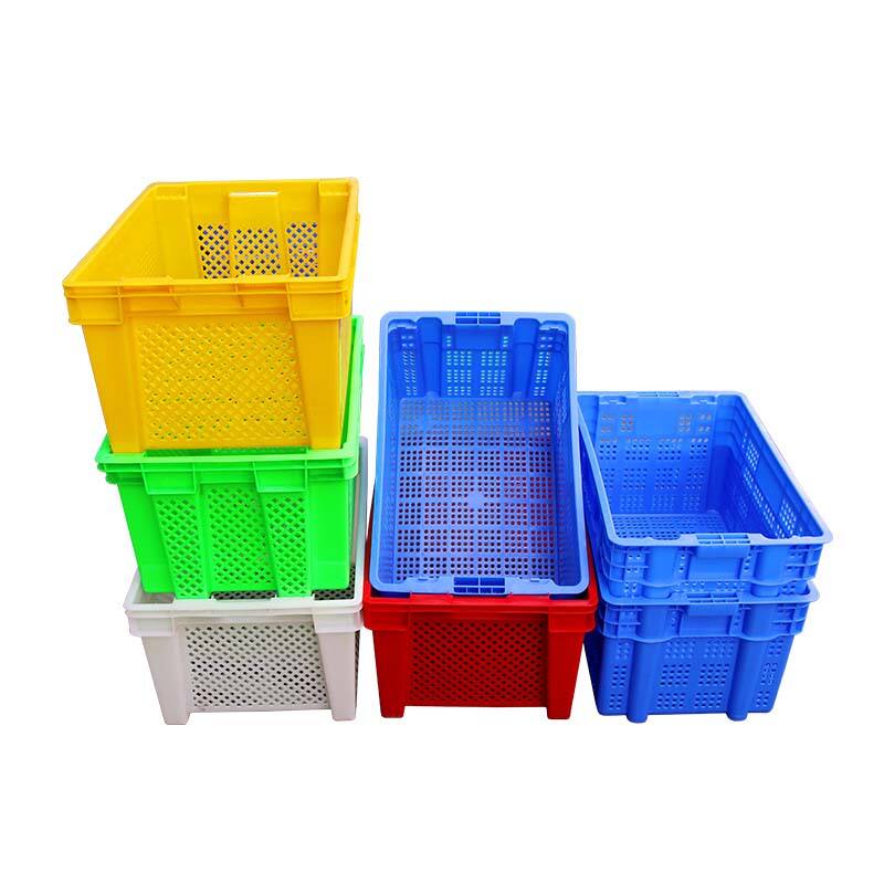Ventilated Mesh Nestable Crate for Efficient Storage and Transport