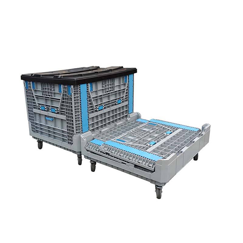 Easy Transport with Durable Plastic Wheeled Crates