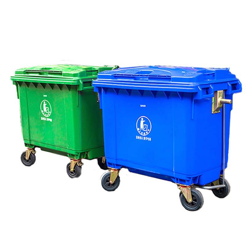 Spacious Mobile Garbage Cart for Effective Waste Collection and Disposal