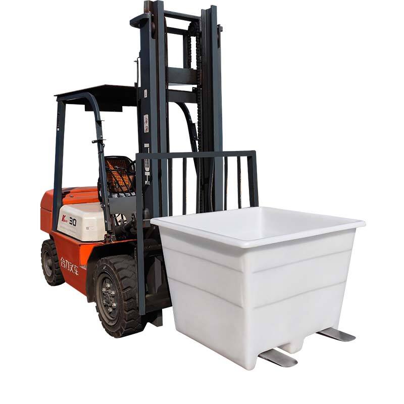 Efficient Forklift Turnover Plastic Bucket for Easy Material Handling and Transfer