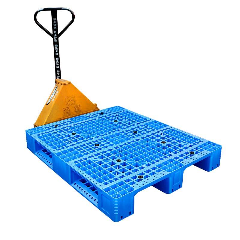 Warehouse Racking Transport Packaging Plastic Pallets With Steel Reinforcement
